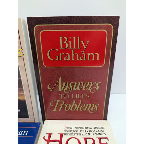 Billy Graham Paperback Books Lot of 5 Read Description for Titles - Picture 3 of 8